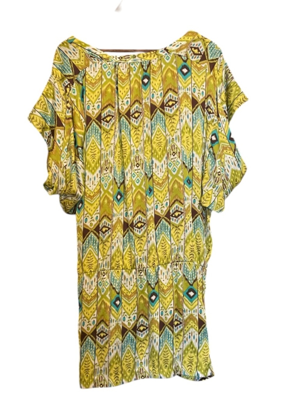 Glam brand tunic or dress with elastic waist- size Medium EUC